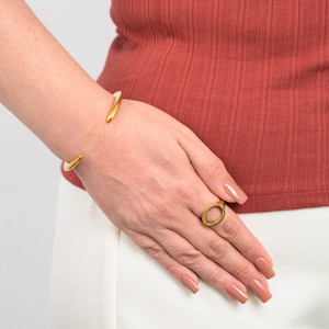 Tumaini Recycled Brass Adjustable Ring from Paguro Upcycle