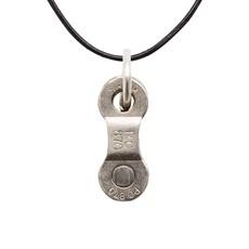 Lone Rider Recycled Bike Chain Pendant Necklace from Paguro Upcycle