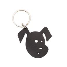 Bubba Recycled Rubber Dog Vegan Keyring via Paguro Upcycle