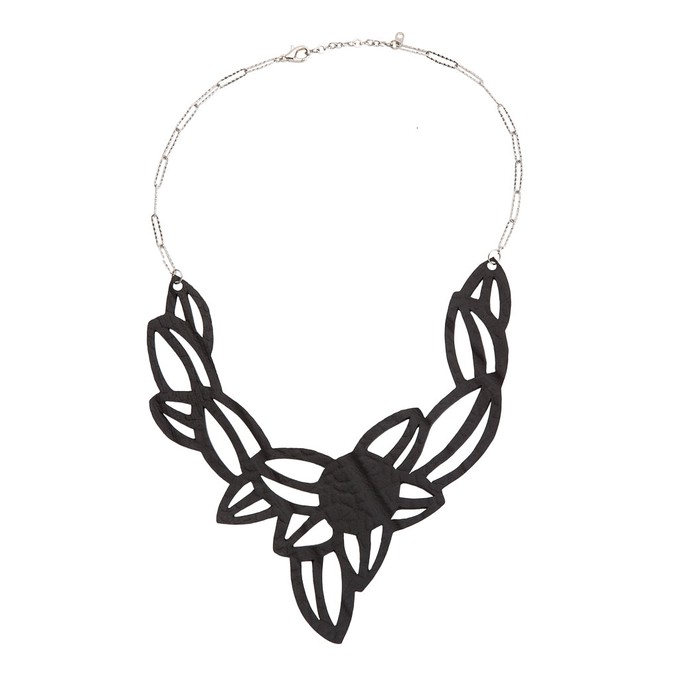 Iris Elegant Inner Tube Vegan Necklace from Paguro Upcycle Iris Elegant Inner Tube Vegan Necklace from Paguro Upcycle
