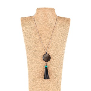 Lunar Rubber Tassel Necklace from Paguro Upcycle