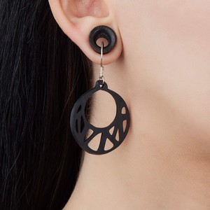 Ella Geometric Recycled Rubber Earrings from Paguro Upcycle