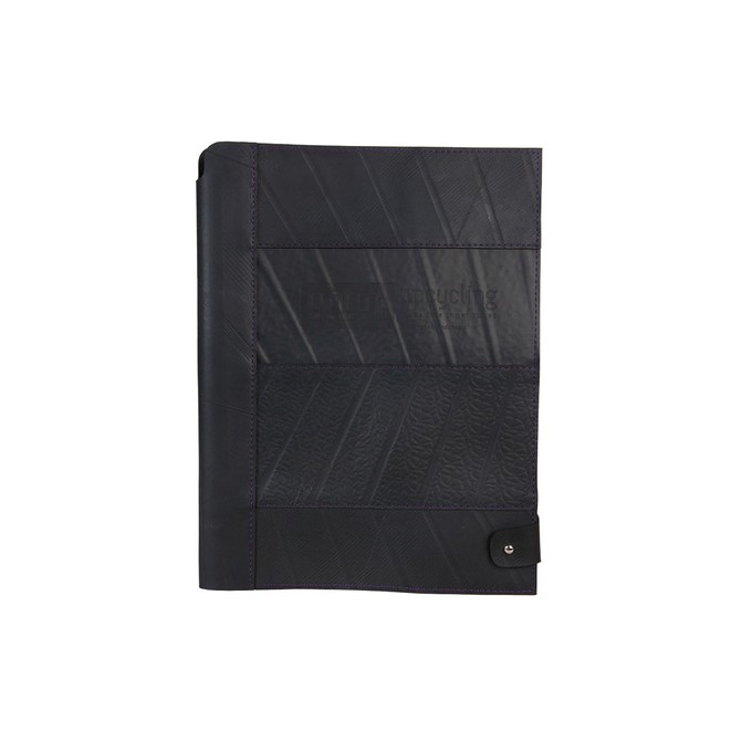 Recycled Rubber Vegan Notebook Holder from Paguro Upcycle