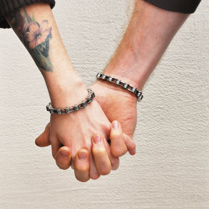 Recycled Bike Chain Bracelet - Unisex from Paguro Upcycle Recycled Bike Chain Bracelet - Unisex from Paguro Upcycle