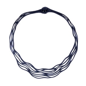 Flow Elegant Recycled Rubber Necklace from Paguro Upcycle