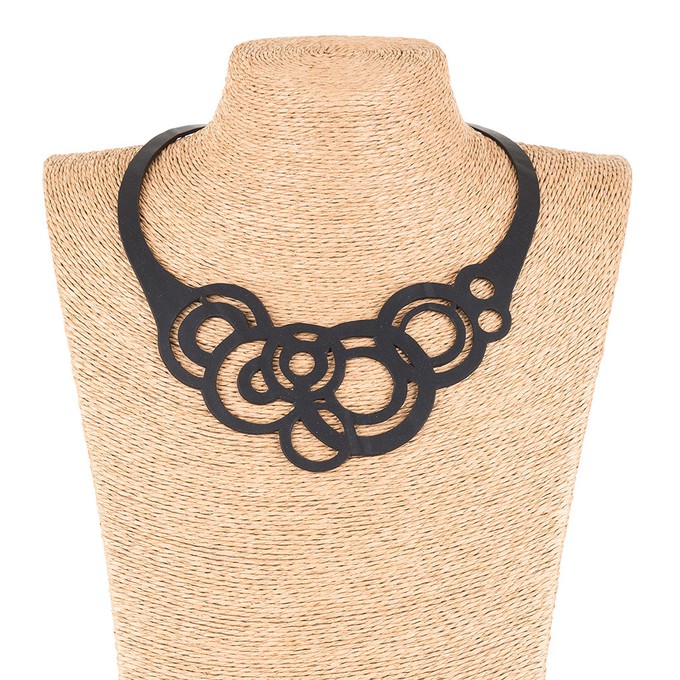 Circular Rubber Necklace from Paguro Upcycle