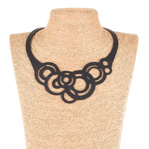 Circular Rubber Necklace from Paguro Upcycle
