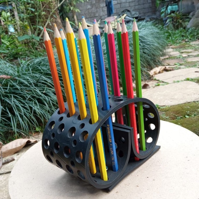 Dotty Multi Design Eco-Friendly Pencil/Pen Holder from Paguro Upcycle