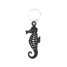 Seahorse Recycled Rubber Vegan Keyring via Paguro Upcycle