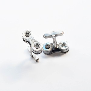 Paguro Upcycle Recycled Bicycle Chain Cufflinks Eco Gift from Paguro Upcycle