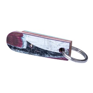 Recycled Skateboard Bottle Opener Keyring from Paguro Upcycle