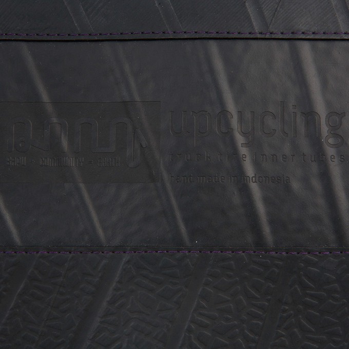 Recycled Rubber Vegan Notebook Holder from Paguro Upcycle