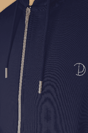 Printed P Zip-Up Hoodie from Pitod