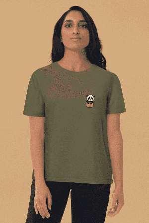 Panda Bear T-Shirt Unisex from Pitod