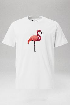 Flamingo T-Shirt Unisex via Pitod