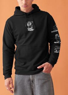 EAT VGN - Hoodie - Black via Plant Faced Clothing