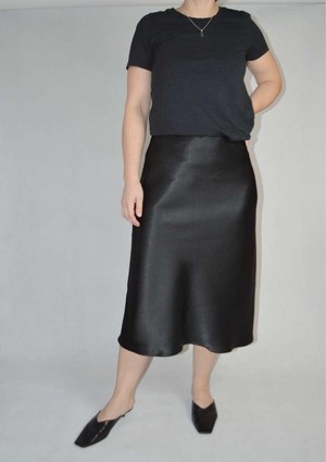 Satin Skirt Neutral from Pret a Collection Satin Skirt Neutral from Pret a Collection