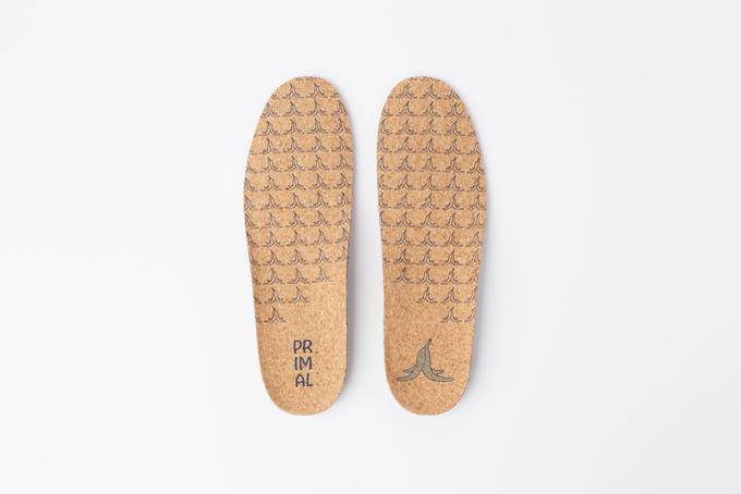 Low Arch Bananas cork insoles from Primal Soles