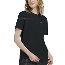 Basic T-Shirt Embroidered Black via Pure Ecosentials