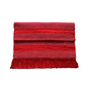 Table Runner Red Strawberry - 68" x 17" - Lovely & Fairtrade from Quetzal Artisan