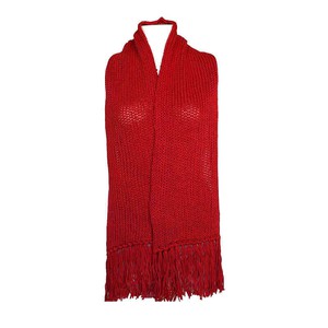Scarf and Hat Red - Handmade - Merino Wool & Organic Cotton from Quetzal Artisan