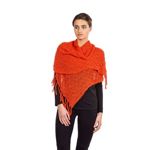 Shawl Cotton Flamme - Handmade with Organic Pima Cotton from Quetzal Artisan