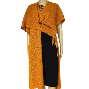Poncho Tunic Goldenrod - Stylish and Versatile Poncho Shawl from Quetzal Artisan
