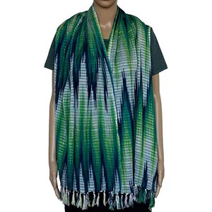Shawl Indigo Hills - Natural Dyes - Ecofriendly & Fairtrade from Quetzal Artisan