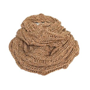 Infinity Scarf Natural Blush - Organic Cotton - Fashionable from Quetzal Artisan