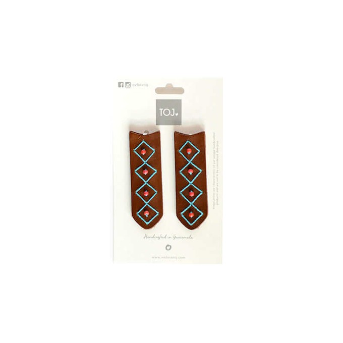 Sandals Coral - Cotton Straps - Beads Accessory - Fairtrade from Quetzal Artisan