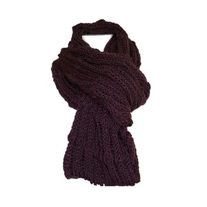 Infinity Scarf Aubergine - Organic Cotton - Stylish and Warm from Quetzal Artisan