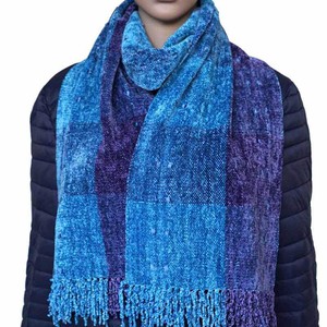 Bamboo Scarf Celestial Blue - Handmade - Beautiful & Fair from Quetzal Artisan