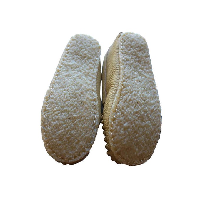 Girls Beaded Moccasins - Hiawatha Native Canadian Kids Moccs from Quetzal Artisan