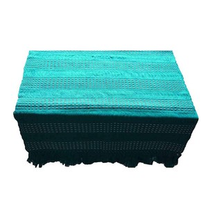 Table Runner Aquamarine - 68" x 17" - Handmade and Fairtrade from Quetzal Artisan