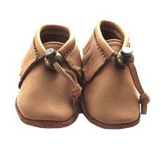 Baby Moccasins Bear Paw - Hiawatha - Mooshide Baby Slippers via Quetzal Artisan
