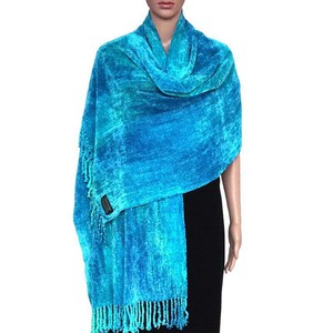 Shawl Turquoise - Organic Bamboo - Ecofriendly & Fairtrade from Quetzal Artisan