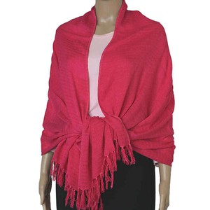 Shawl Pink - Natural Dyes - Beautiful, Ecofriendly & Fair from Quetzal Artisan