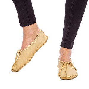Ballerina Cream Mooshide - Soft and Supple Hiawatha Slippers from Quetzal Artisan