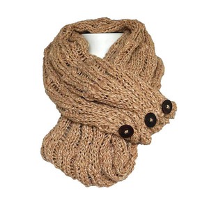 Infinity Scarf Natural Blush - Organic Cotton - Fashionable from Quetzal Artisan