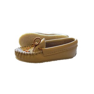 Girls Beaded Moccasins - Hiawatha Native Canadian Kids Moccs from Quetzal Artisan