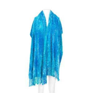 Shawl Turquoise - Organic Bamboo - Ecofriendly & Fairtrade from Quetzal Artisan