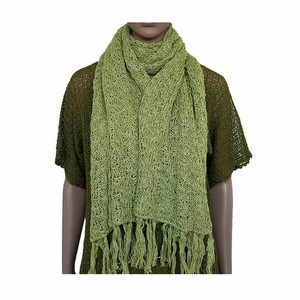 Shawl Spring Green - Bio Pima Cotton - Stylish and Lightweight from Quetzal Artisan