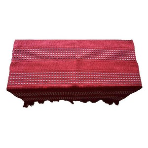 Table Runner Red Cherry - Mayan Design - 68" x 17" - Fair from Quetzal Artisan