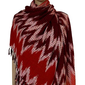 Shawl Jaspe Fire - Natural Dyes - Ecofriendly & Fairtrade from Quetzal Artisan