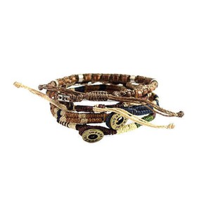 Bracelet Earth Brown - Trendy - Handmade and Fairtrade from Quetzal Artisan