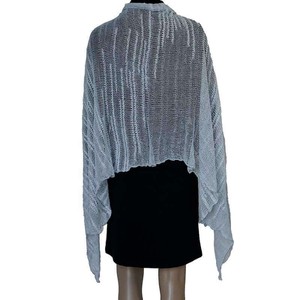 Shawl Sky Blue - Pima Cotton and Bamboo - Lovely & Lightweight from Quetzal Artisan