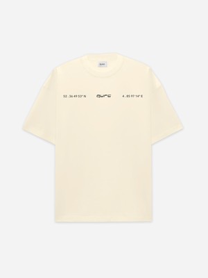 Tee - Heritage Off White from QURC. amsterdam