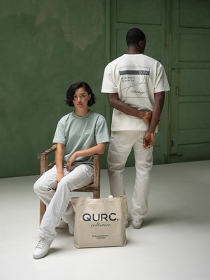 Tee - Heritage Off White from QURC. amsterdam