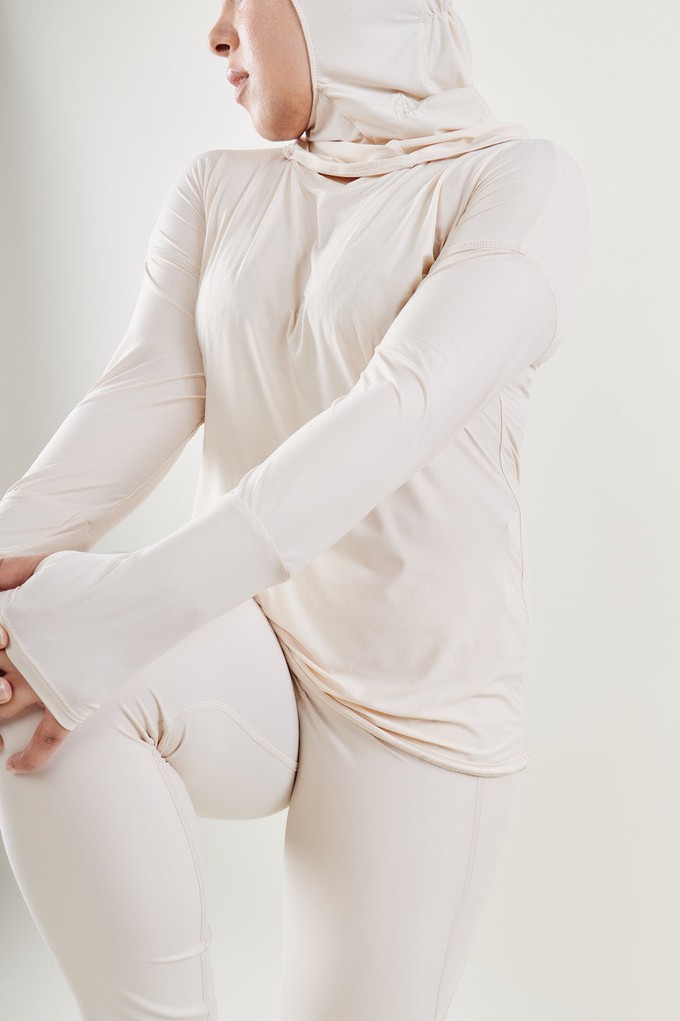 Sand Crew Neck Long-Sleeve Top from Ran By Nature