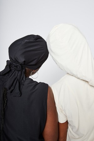 Black Stretchy Sports Durag from Ran By Nature